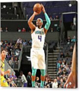 Indiana Pacers V Charlotte Hornets #8 Acrylic Print