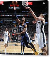Memphis Grizzlies V San Antonio Spurs - #8 Acrylic Print