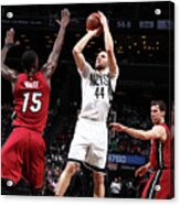 Miami Heat V Brooklyn Nets #8 Acrylic Print