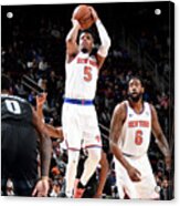 New York Knicks V Detroit Pistons Acrylic Print