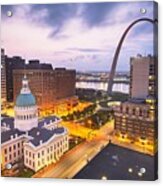 St. Louis, Missouri, Usa Downtown #9 Acrylic Print