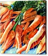 A Bunch Of Carrots Acrylic Print