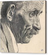 A Man's Head Acrylic Print