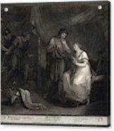 A Scene From Troilus And Cressid By Angelika Kauffmann And Engraver Luigi Schiavonetti Acrylic Print