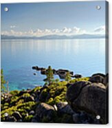 A View Of Lake Tahoe From The Classic Acrylic Print