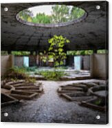 Abandoned Spa In Decay Acrylic Print