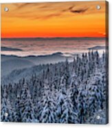 Above Ocean Of Clouds Acrylic Print