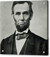 Abraham Lincoln, Head And Shoulders Acrylic Print