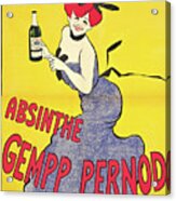 Absinthe Gempp Pernod Acrylic Print