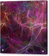 Abstract Colorful Fireworks Acrylic Print