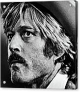 Actor Robert Redford Stars In The Acrylic Print