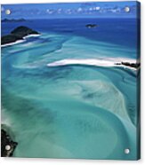 Aerial Of Whitsunday Inlet Acrylic Print