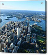 Aerial View Of Downtown Sydney Acrylic Print