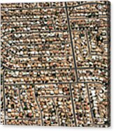 Aerial View Of Urban Housing Acrylic Print