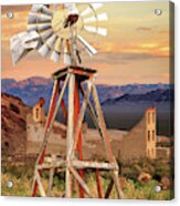 Aermotor Windmill Acrylic Print