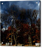 Afternoon In The Cemetery Iv Acrylic Print
