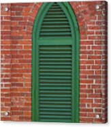 Aiken Rhett House - Charleston Brick Architecture Acrylic Print