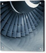 Aircraft Jet Engine Turbine Acrylic Print