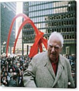 Alexander Calder At Dedication Acrylic Print