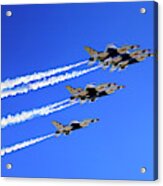 Ambassadors In Blue - Thunderbirds - Air Force Acrylic Print