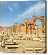 Ancient Roman Ruins Of Palmyra Acrylic Print