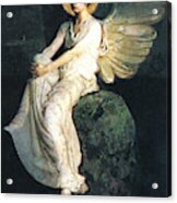 Angel Waiting 19 Century Acrylic Print