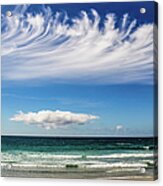 Aotearoa - The Long White Cloud, New Zealand Acrylic Print
