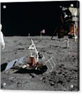 Apollo 11, Buzz Aldrin Deploys Easep Acrylic Print