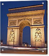 Arc De Triomphe, Paris, France Acrylic Print