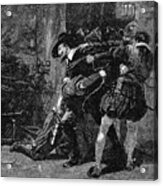 Arrest Of Guy Fawkes In Cellars Acrylic Print
