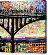Austin Congress Avenue Bridge Acrylic Print