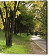 Autumn Walk Acrylic Print