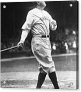 Babe Ruth Watches One Fly Acrylic Print