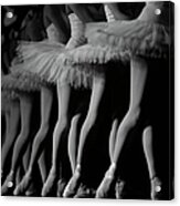 Ballerinas Performing, Low Section Acrylic Print