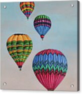 Balloons At Dawn Acrylic Print