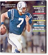 Baltimore Colts Qb Bert Jones, 1976 Nfl Football Preview Sports Illustrated Cover Acrylic Print