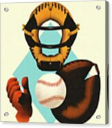 Baseball Catcher Equipment Acrylic Print