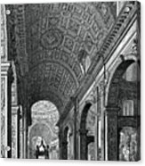 Basilica Of St Peters, Rome, 1870 Acrylic Print