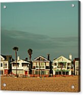 Beach Houses Acrylic Print