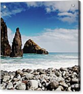 Beach In Madeira Acrylic Print