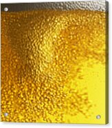 Beer With Bubbles And Foam Acrylic Print