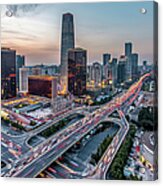 Beijing Central Business District Acrylic Print