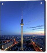 Berlin, Alexanderplatz, Dusk Acrylic Print