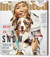 Best In Snow The Chloe Kim Era Is Here Sports Illustrated Cover Acrylic Print