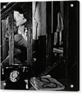 Bette Davis In Another Man's Poison -1951-. Acrylic Print