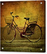 Bicycle In Florence Acrylic Print