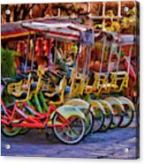 Bicycle Or House Drawn Carriage Acrylic Print