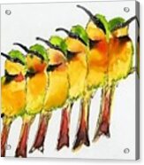 Birds On A Wire Acrylic Print