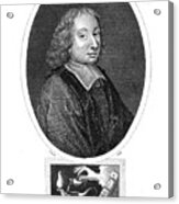 Blaise Pascal, 17th Century French Acrylic Print