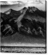 Blanca Peak In Bw Acrylic Print